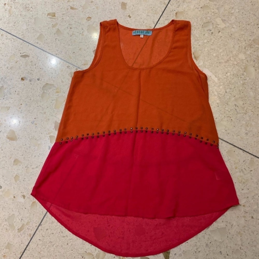 4/$25 Aina Be Two Tone Tank S